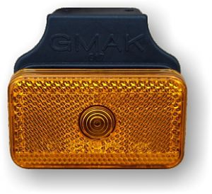 Габаритный фонарь G17 led бок. с кронштейном желтый GMAK