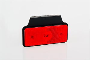 Габаритный светодиодный фонарь MD-013 C+K с кронштейном красный LED FRISTOM