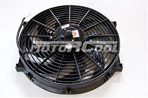 Вентилятор (14", 24V, 120W, PULL) для автомобильного кондиционера. Артикул: RC-U0147