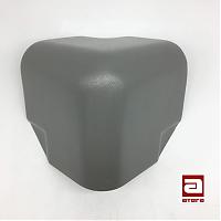 Уголок пластиковый торцевой верхний 100х100 серый Артикул: Уг-17091000